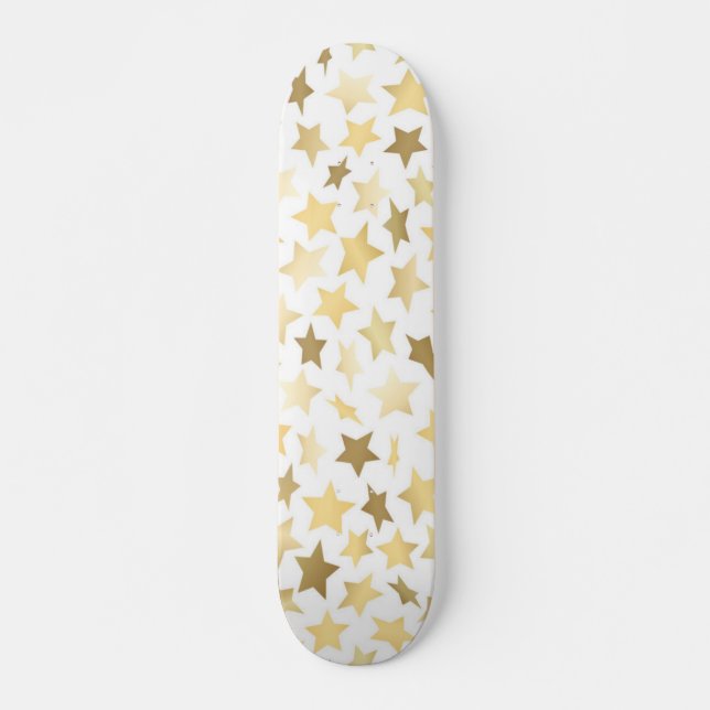 Skateboard Patrón de estrellas (Anverso )