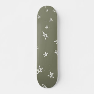 Skateboard Patrón de estrellas