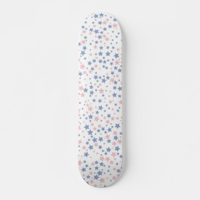 Skateboard Patrón de estrellas (Anverso )