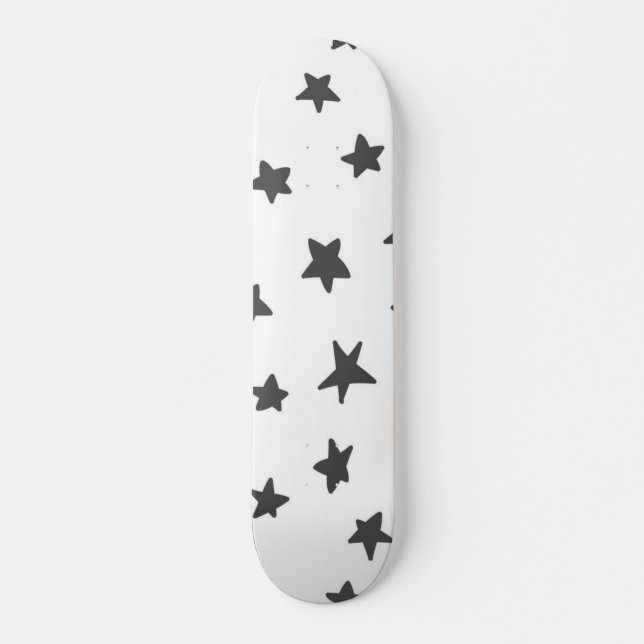 Skateboard Patrón de estrellas (Anverso )