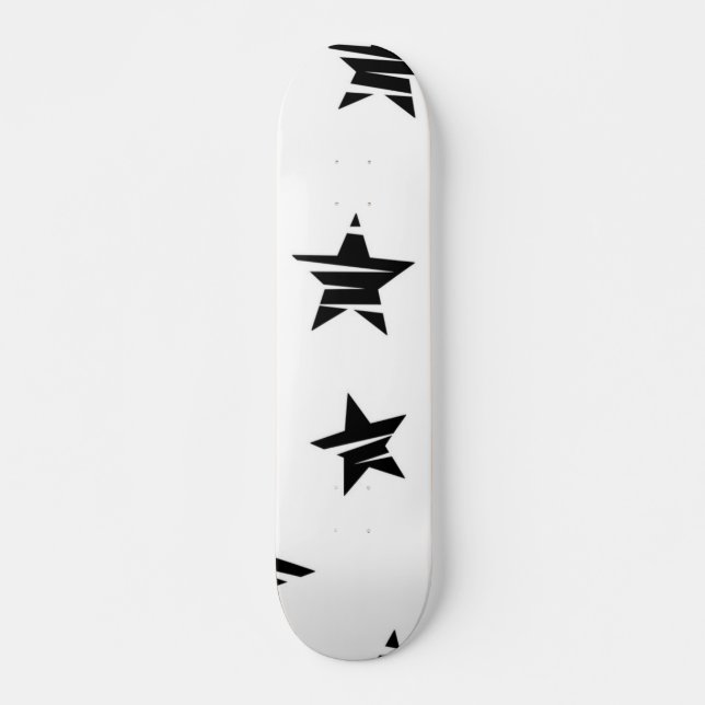 Skateboard Patrón de estrellas (Anverso )