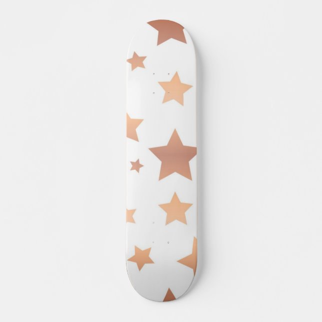 Skateboard Patrón de estrellas (Anverso )