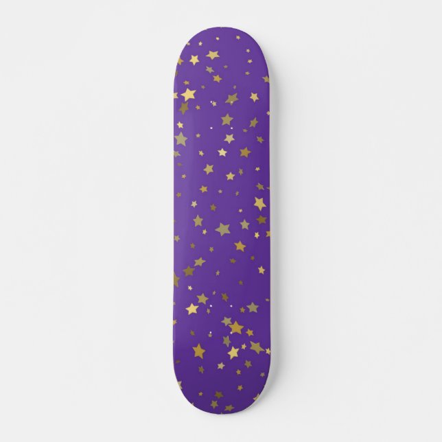 Skateboard Patrón de estrellas (Anverso )