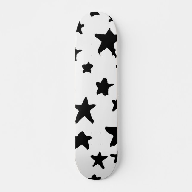Skateboard Patrón de estrellas (Anverso )