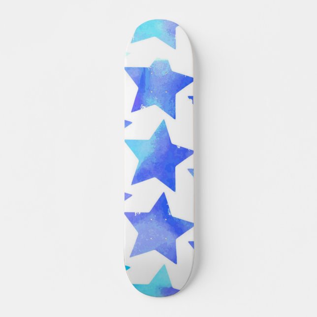 Skateboard Patrón de estrellas (Anverso )
