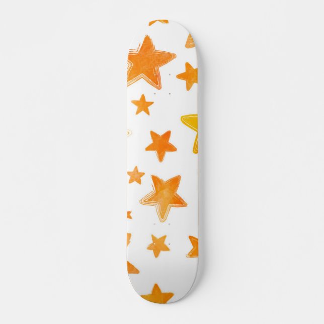 Skateboard Patrón de estrellas (Anverso )