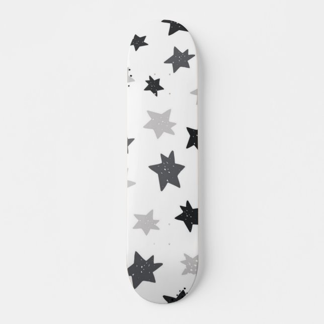 Skateboard Patrón de estrellas (Anverso )