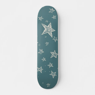 Skateboard Patrón de estrellas