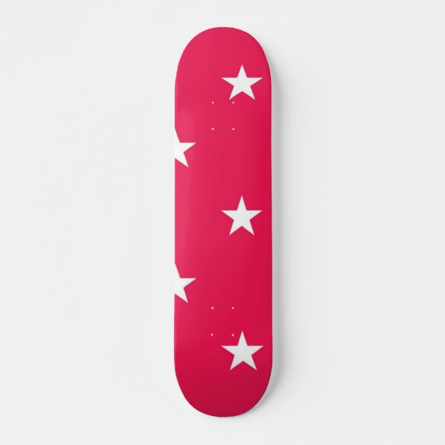 Skateboard Patrón de estrellas (Anverso )