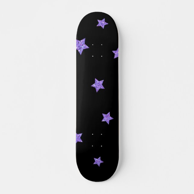 Skateboard Patrón de estrellas (Anverso )