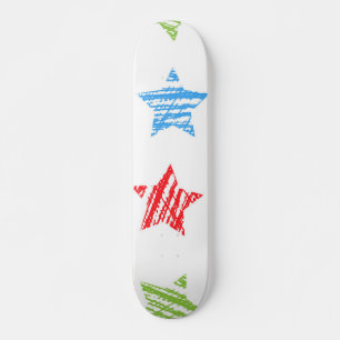 Skateboard Patrón de estrellas