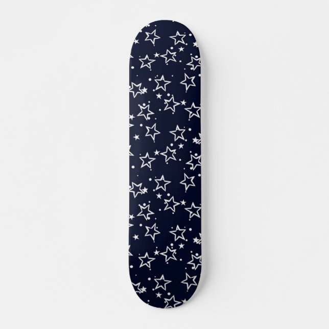 Skateboard Patrón de estrellas (Anverso )
