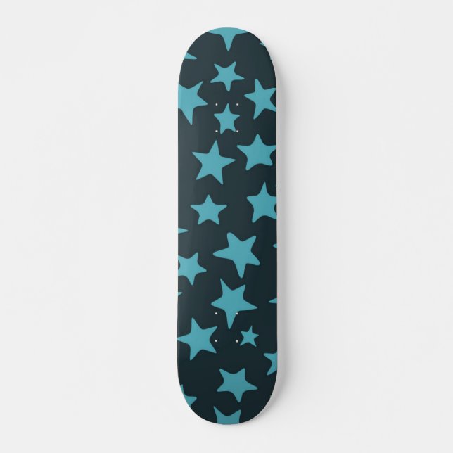 Skateboard Patrón de estrellas (Anverso )