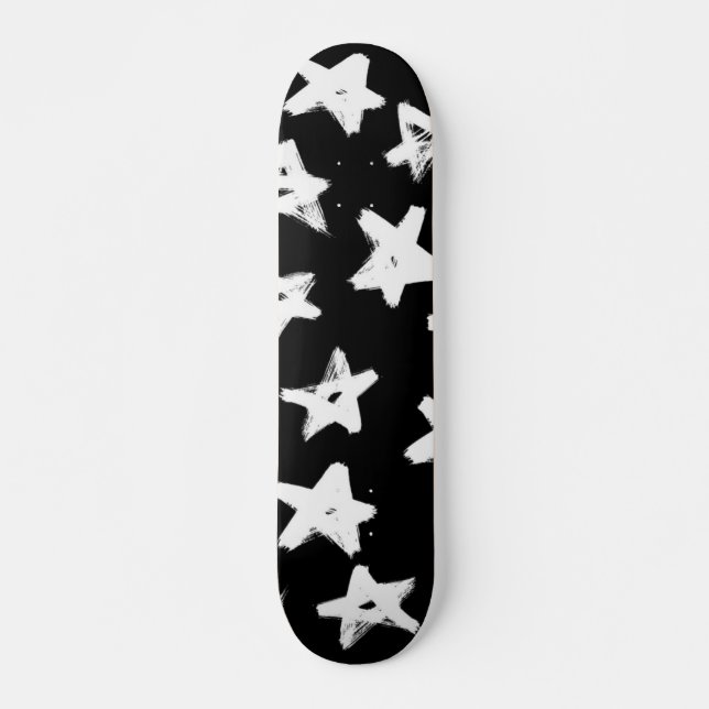 Skateboard Patrón de estrellas (Anverso )