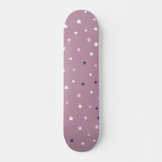 Skateboard Patrón de estrellas (Anverso )