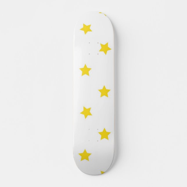 Skateboard Patrón de estrellas (Anverso )