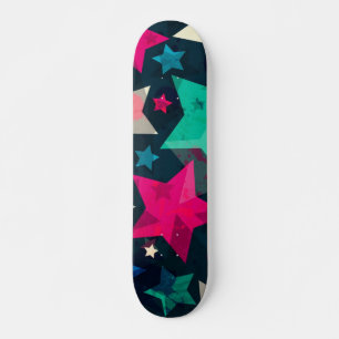 Skateboard Patrón de estrellas