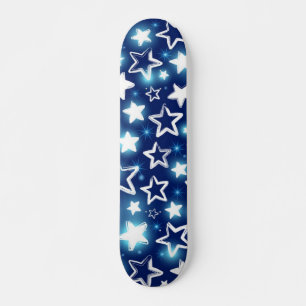 Skateboard Patrón de estrellas