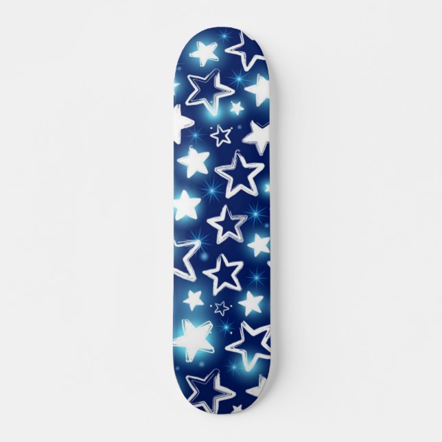 Skateboard Patrón de estrellas (Anverso )