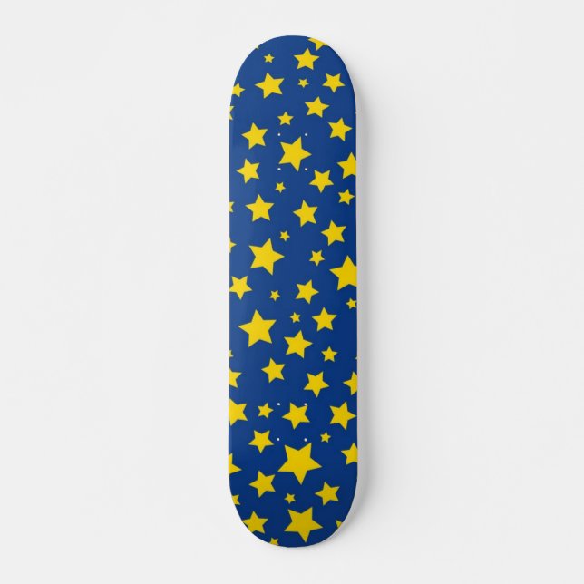 Skateboard Patrón de estrellas (Anverso )
