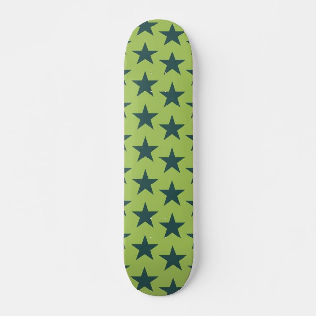 Skateboard Patrón de estrellas 18 (Anverso )