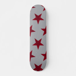 Skateboard Patrón de Estrellas Doradas 11