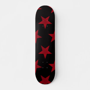 Skateboard Patrón de Estrellas Doradas 8