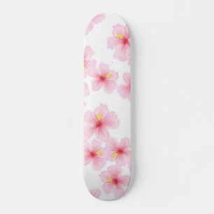 Skateboard Patrón de flor