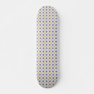 Skateboard Patrón de flor