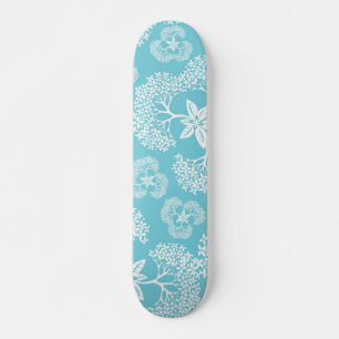 Skateboard Patrón de flor