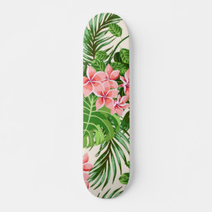 Skateboard Patrón de flores