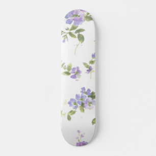 Skateboard Patrón de flores