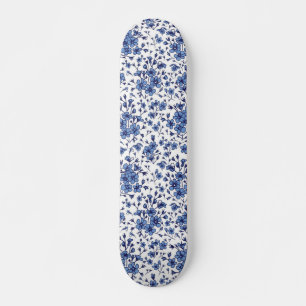 Skateboard Patrón de flores