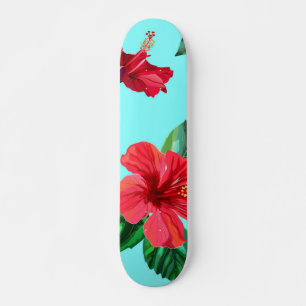 Skateboard Patrón de flores