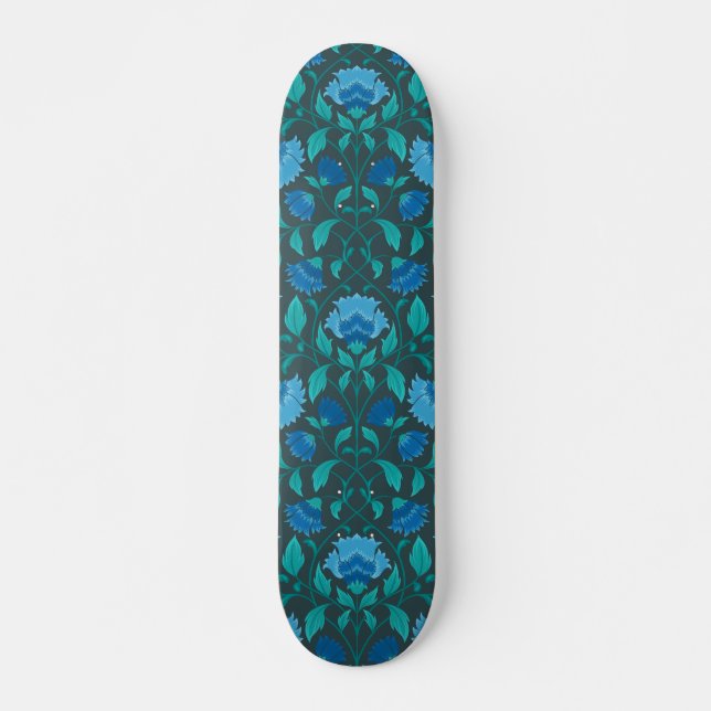 Skateboard patrón de flores С (Anverso )