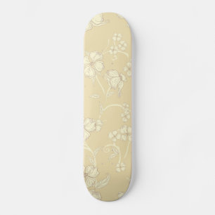 Skateboard Patrón de Flores Asombrosas 8