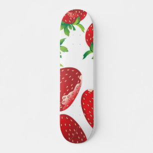 Skateboard Patrón de fresa