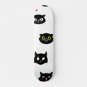 Skateboard Patrón de gato