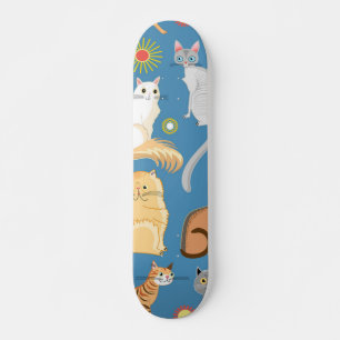 Skateboard Patrón de gato