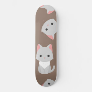 Skateboard Patrón de gato