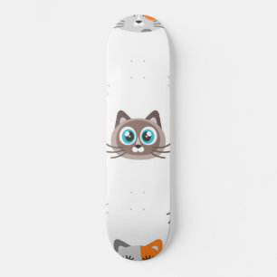 Skateboard Patrón de gato
