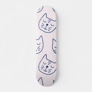 Skateboard Patrón de gato