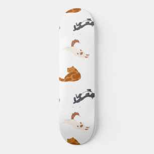 Skateboard Patrón de gato