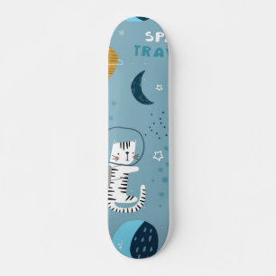 Skateboard Patrón de gato