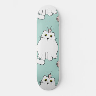 Skateboard Patrón de gato