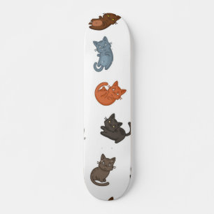 Skateboard Patrón de gato