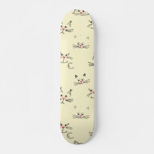 Skateboard Patrón de gato