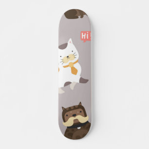 Skateboard Patrón de gato