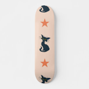 Skateboard Patrón de gato