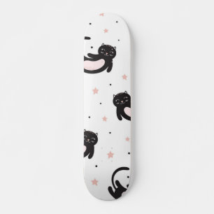 Skateboard Patrón de gato